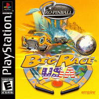 Pro Pinball Big Race USA PAL Playstation PAL box art